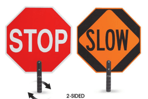 Stop/Slow Paddle Signs: Photo 1